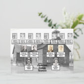 ファミリー懇親会ファミリーツリーオールド木造教会 招待状 (スタンド正面)