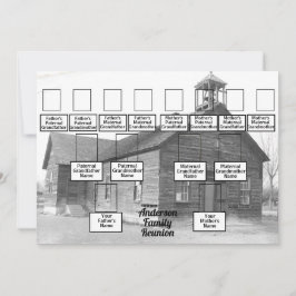 ファミリー懇親会ファミリーツリーオールド木造教会 招待状