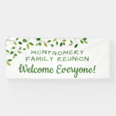 ファミリー懇親会ファミリーツリーコパーソナライズされたンタリー 横断幕 (横)