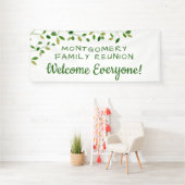 ファミリー懇親会ファミリーツリーコパーソナライズされたンタリー 横断幕 (インサイチュ)