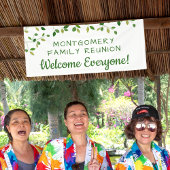 ファミリー懇親会ファミリーツリーコパーソナライズされたンタリー 横断幕