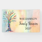 ファミリー懇親会ファミリーツリーバナー 横断幕 (横)