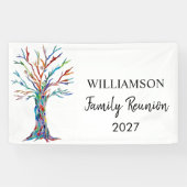 ファミリー懇親会ファミリーツリーバナー 横断幕 (横)