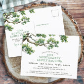 ファミリー懇親会ファミリーツリーブランチ ポストカード