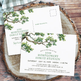 ファミリー懇親会ファミリーツリーブランチ ポストカード