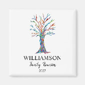 ファミリー懇親会ファミリーツリーマグネット マグネット (正面)