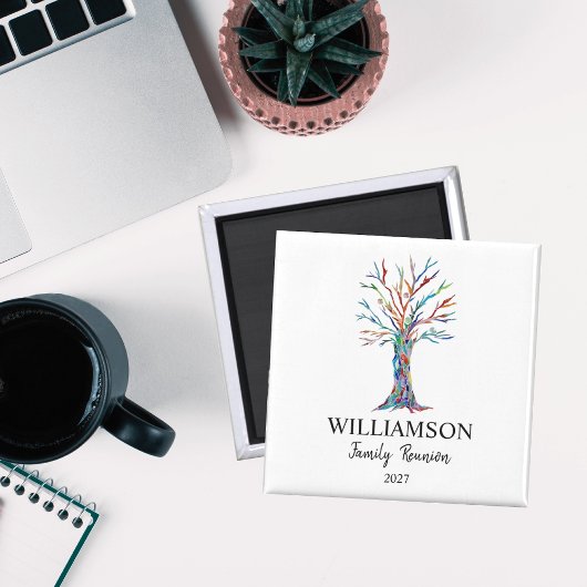 ファミリー懇親会ファミリーツリーマグネット マグネット