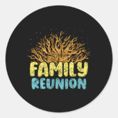 ファミリー懇親会ファミリー集め会議 ラウンドシール (正面)