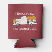 ファミリー懇親会ファームトラックキュート秋フェスティバルレッド 缶クーラー (正面)