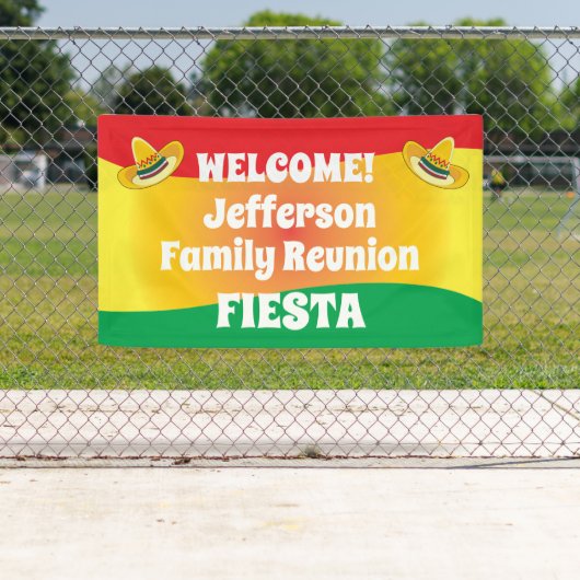 ファミリー懇親会フィエスタテーマ 横断幕 (インサイチュ)