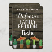 ファミリー懇親会フィエスタ 招待状 (正面/裏面)