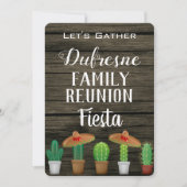 ファミリー懇親会フィエスタ 招待状 (正面)