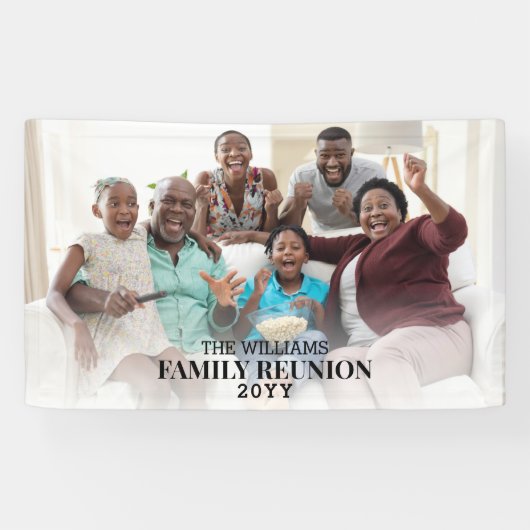 ファミリー懇親会フォトカスタムバナー 横断幕 (横)