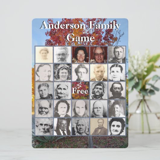 ファミリー懇親会フォトゲームカラフル秋ツリー (スタンド正面)