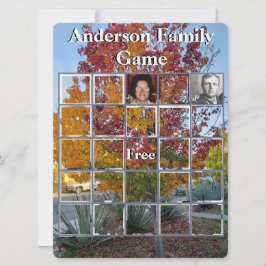 ファミリー懇親会フォトゲームカラフル秋ツリー