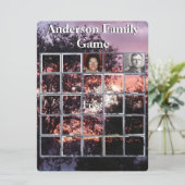 ファミリー懇親会フォトゲームパープルサンセットと木 (スタンド正面)