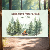 ファミリー懇親会フォレストキャンプファイアーグリーン 横断幕