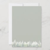 ファミリー懇親会フォレストキャンプファイア招待状 招待状 (裏面)