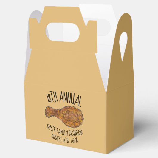 ファミリー懇親会フライドチキンレッグのドラムピクニック フェイバーボックス (オープン)