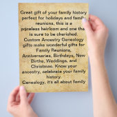 ファミリー懇親会フライヤー チラシ (手)