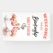 ファミリー懇親会フラミンゴアートカスタム 横断幕 (横)