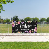 ファミリー懇親会フラワーバタフライバナー 横断幕 (インサイチュ)