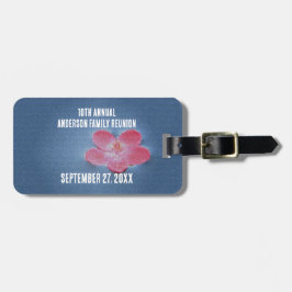 ファミリー懇親会フローラ年次夏休み ラゲッジタグ