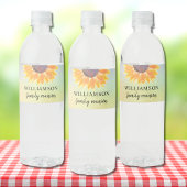 ファミリー懇親会フローラ ペットボトルラベル