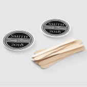 ファミリー懇親会ブラックバッジ ハンドファン (組立なし)