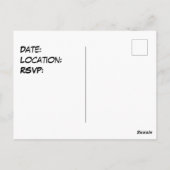 ファミリー懇親会ブルーレターRモノグラム発表 ポストカード (裏面)