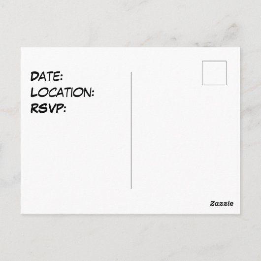 ファミリー懇親会ブルーレターRモノグラム発表 ポストカード (裏面)