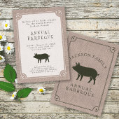 ファミリー懇親会ブ素朴ランチファームヴィンテージ豚 招待状