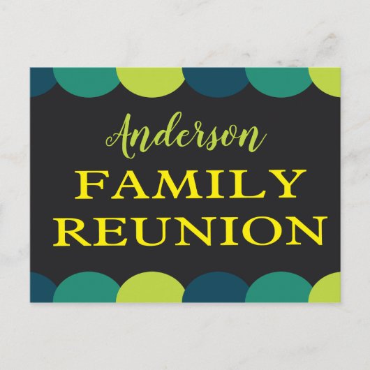 ファミリー懇親会ポトラックピクニックサマーパーティー ポストカード (正面)