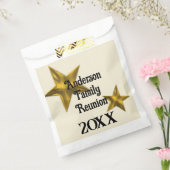 ファミリー懇親会ミニマリスト金ゴールドスター年次イベント フェイバーバッグ (封をした状態)