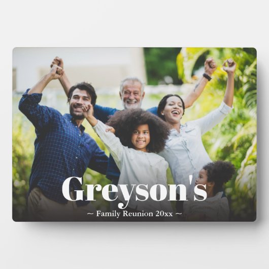 ファミリー懇親会メモリアル フォトプラーク (正面)
