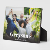 ファミリー懇親会メモリアル フォトプラーク (側面)