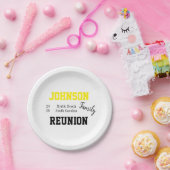 ファミリー懇親会モダンパーティー紙プレート ペーパープレート (パーティー)