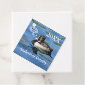 ファミリー懇親会ユーモアのあるダックオンレイクイベント フェイバータグ (インサイチュ)