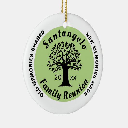 ファミリー懇親会ラウンドクリスマススーベリーギフト セラミックオーナメント (右)