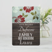 ファミリー懇親会ルアウ（ハワイ式宴会） 招待状 (スタンド正面)