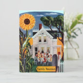 ファミリー懇親会ルーラルサンフラワーポーチ招待状 招待状 (スタンド正面)