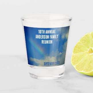 ファミリー懇親会レインボーカラフルサマーピチン ショットグラス
