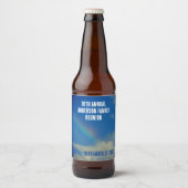 ファミリー懇親会レインボーカラフルサマーピチン ビールラベル (正面)