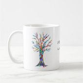 ファミリー懇親会レインボーファミリーツリー コーヒーマグカップ (左)