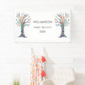 ファミリー懇親会レインボーファミリーツリー 横断幕 (インサイチュ)