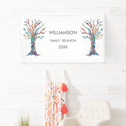 ファミリー懇親会レインボーファミリーツリー 横断幕 (インサイチュ)