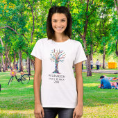 ファミリー懇親会レインボーファミリーツリー Tシャツ