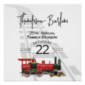 ファミリー懇親会レッドトレイン ポスター (正面)