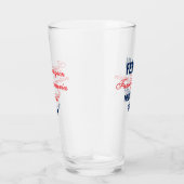 ファミリー懇親会レッドネイビーブルーパーソナライズされた タンブラーグラス (右)