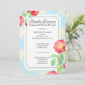 ファミリー懇親会レッドローズブルーバッファロープレイド 招待状 (スタンド正面)